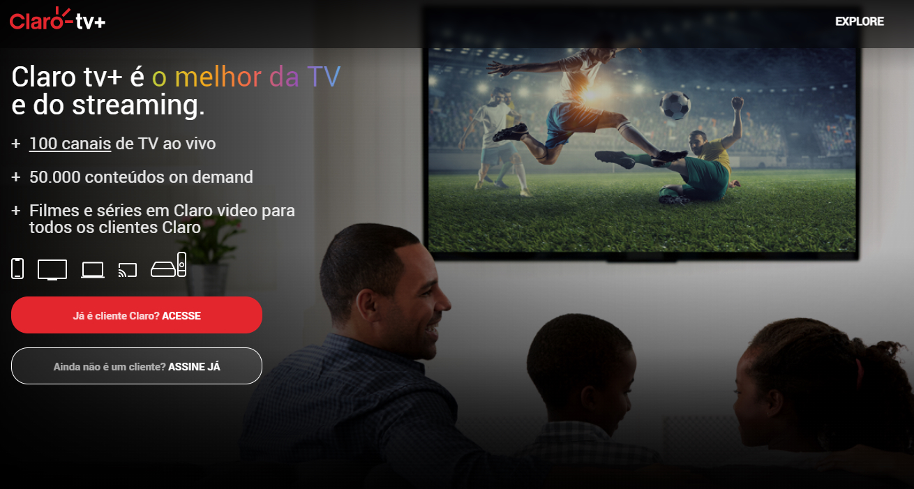 Box Claro tv+ e Streaming, Sua TV pode ser Smart