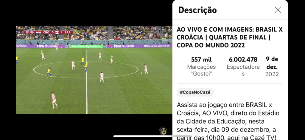 Copa do Mundo hoje: Onde assistir a Brasil x Croácia ao vivo na TV e online  · Notícias da TV